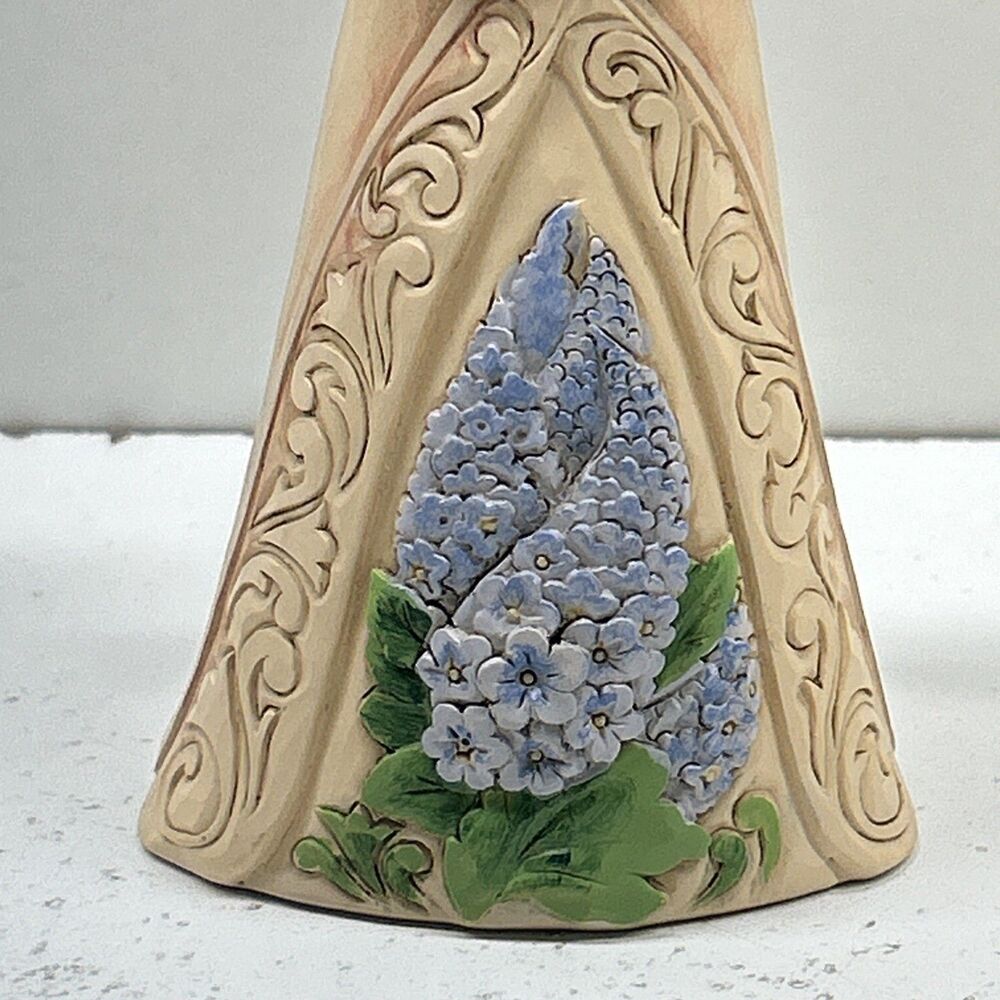 2018 Jim Shore 6001568 Delphinium (July - Ruby‎ Birthstone) ‼️Read DESC‼️ - Picture 5 of 8